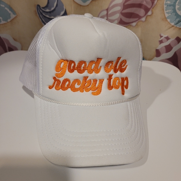 livs thread co Other - White and Orange Good Ole Rockytop Otto Liv's Thread Co Trucker Hat NWOT